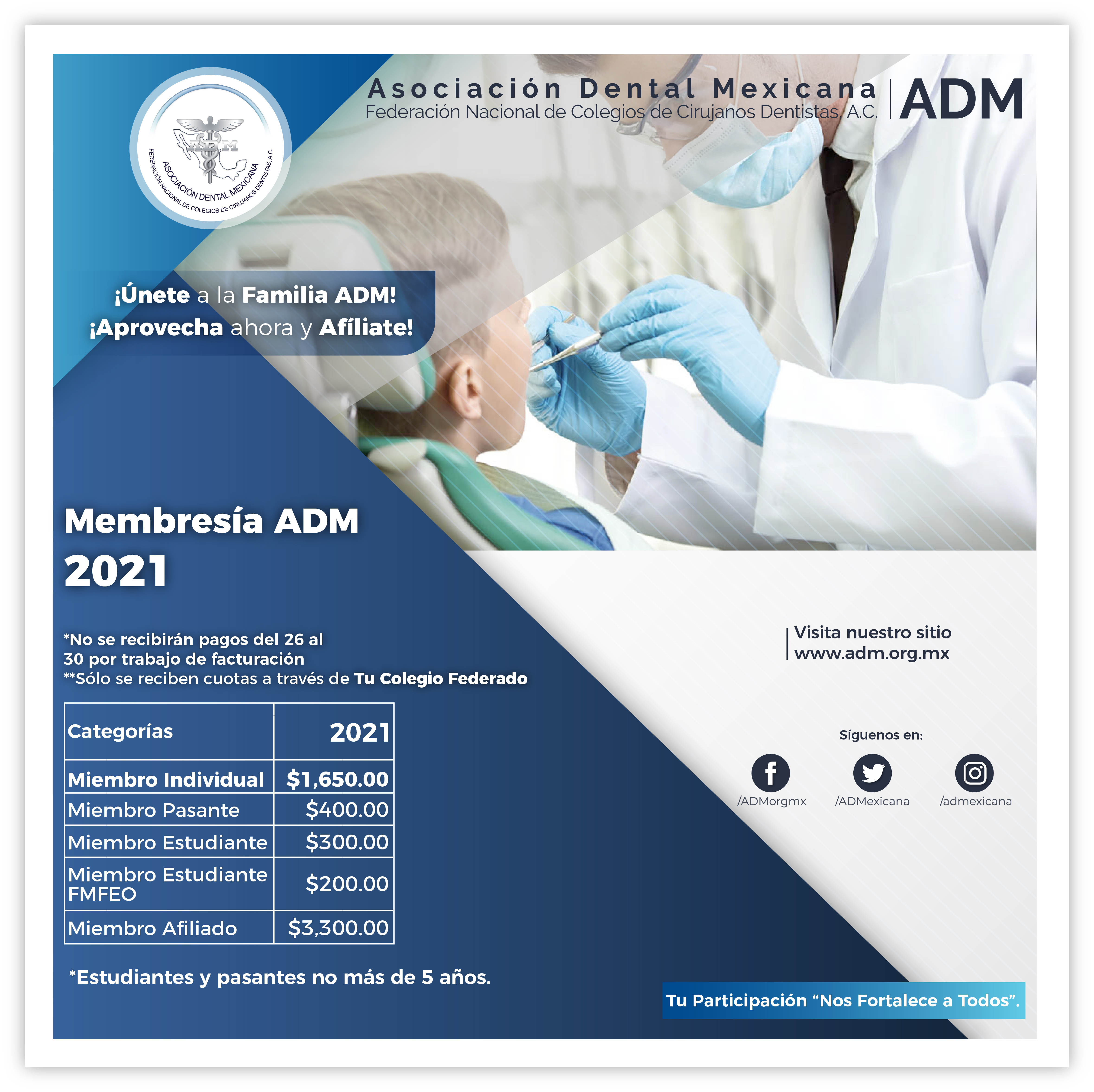 Membresía ADM 2021