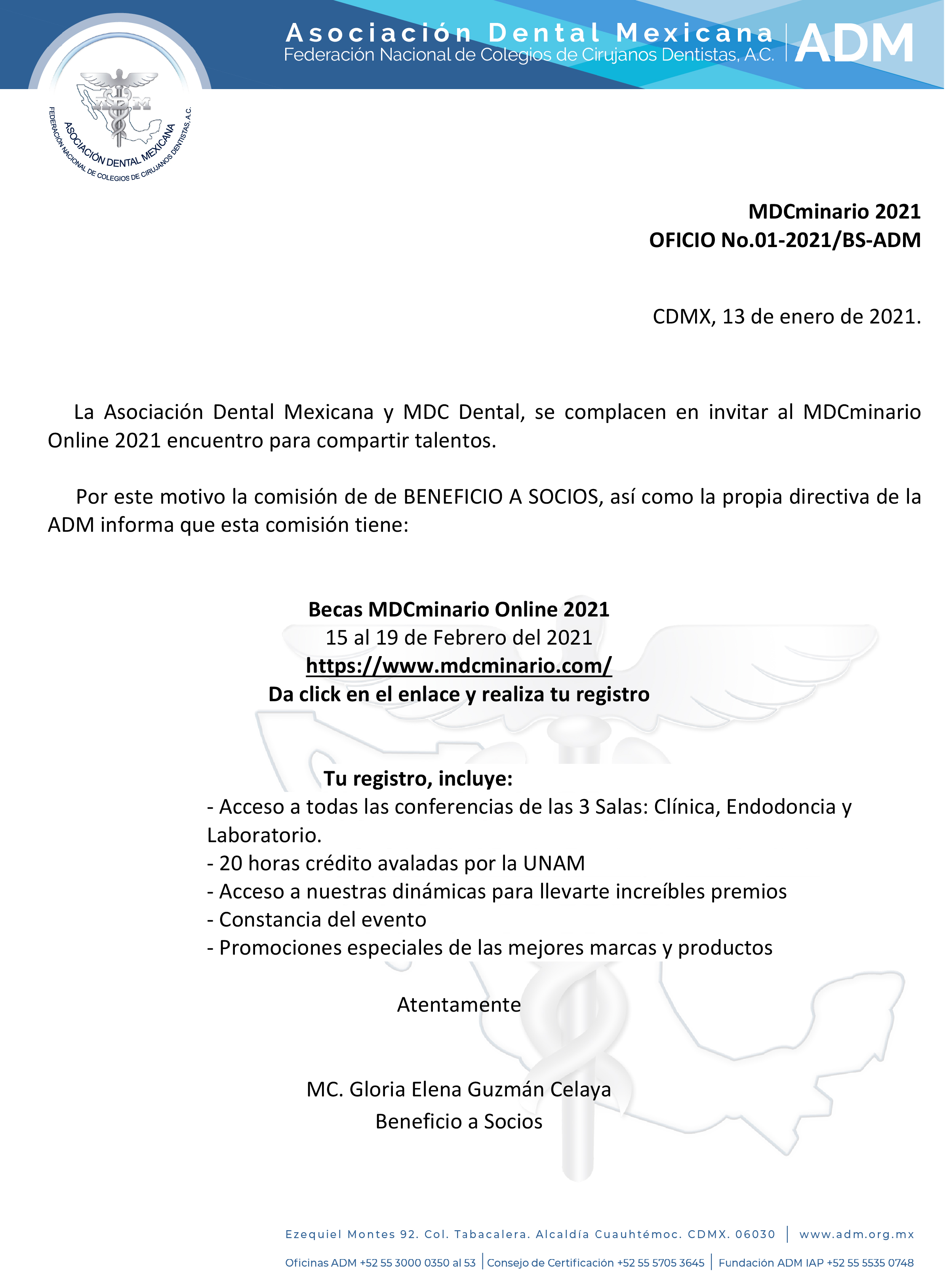 Eventos ADM
